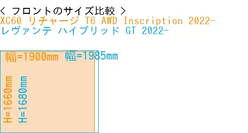 #XC60 リチャージ T6 AWD Inscription 2022- + レヴァンテ ハイブリッド GT 2022-